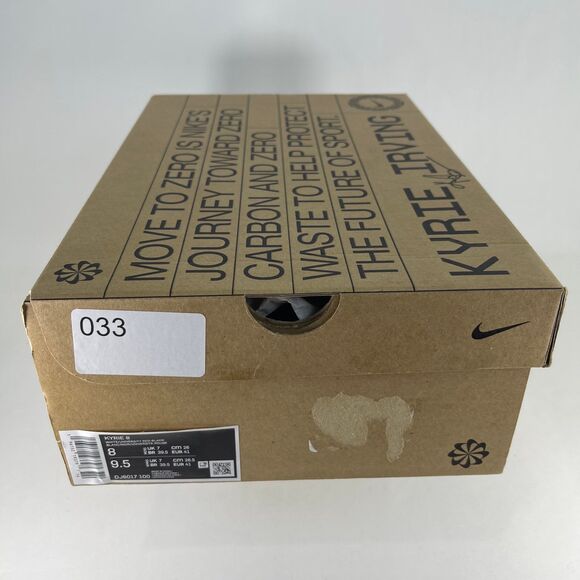 Nike Air Zoom Kyrie 8 White University Red Black Men's 8 | DJ6017-100 | NEW - Picture 9 of 9